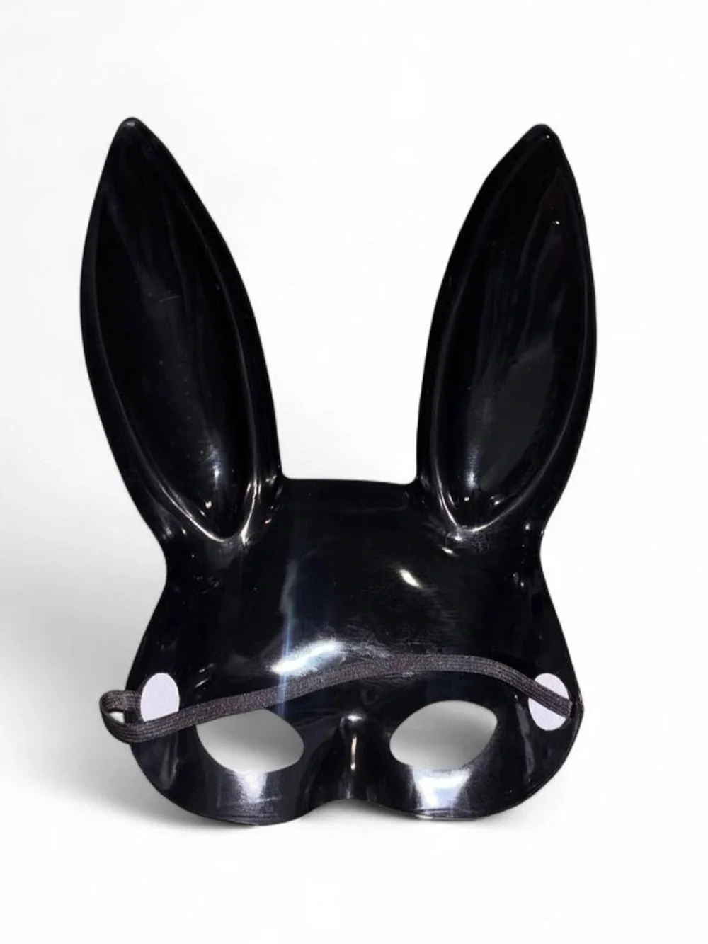 Siam Red Rhinestone Bunny Ears Mask New
